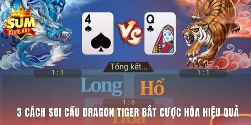 Soi cầu Dragon Tiger Tie nhận biết quy luật ẩn sau kết quả